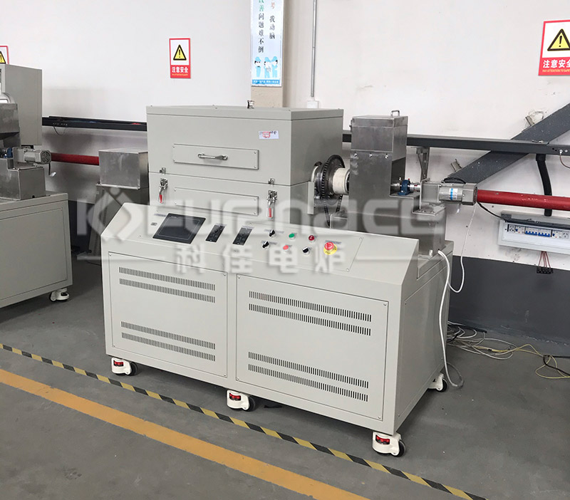 比较常用的连续进出料旋转管式炉